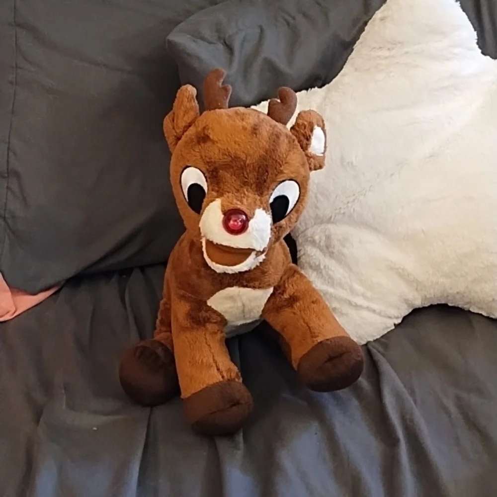 RUDOLPH the Red Nose Reindeer Christmas Santa Stuffed Animal Toy